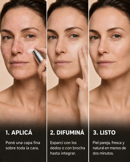 Skin Match | Base Liviana 4 en 1 que se Adapta a tu Tono